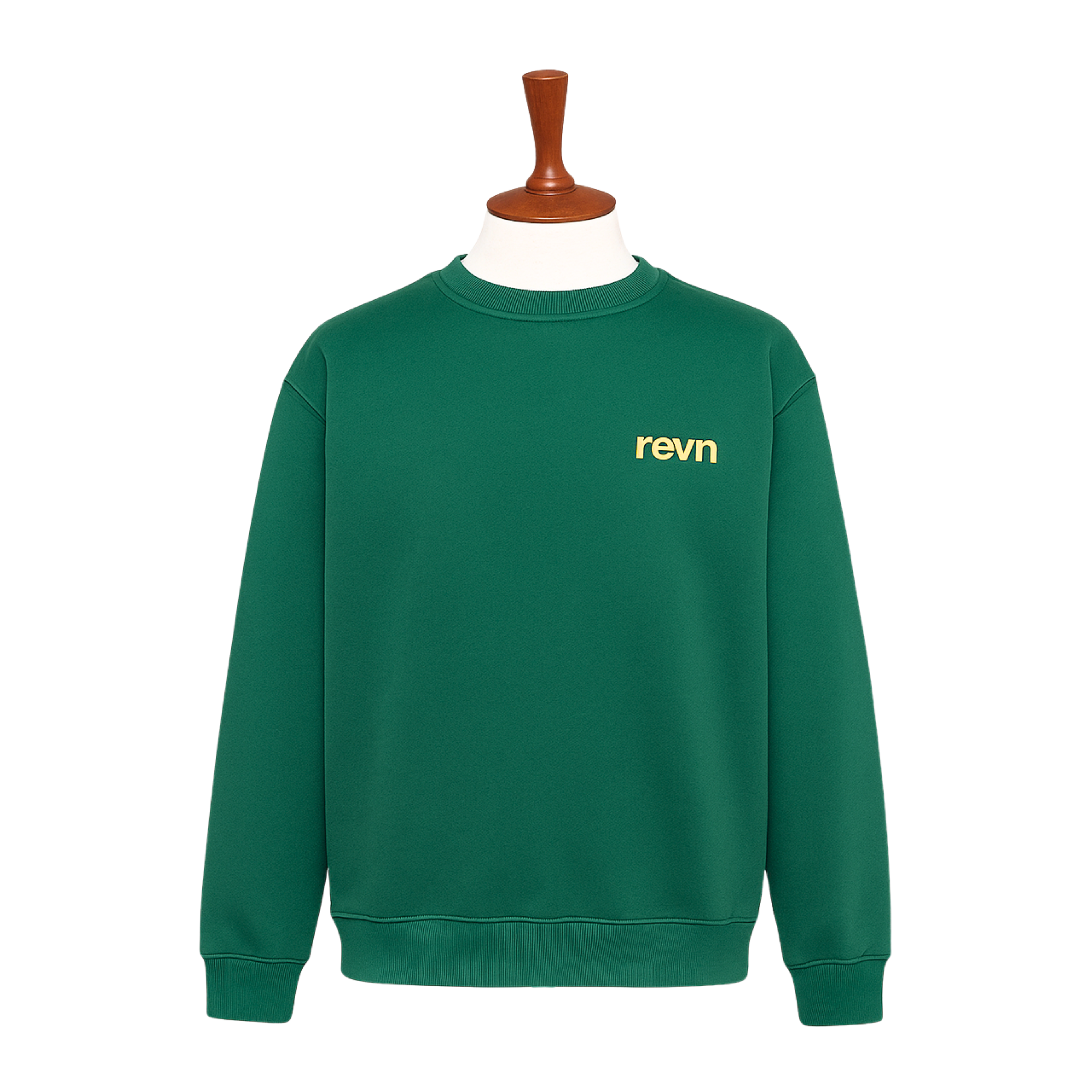 Green Baggy Statement Sweatshirt with Golden 'Jis Ko Jo Bhi Milta Hai' Print