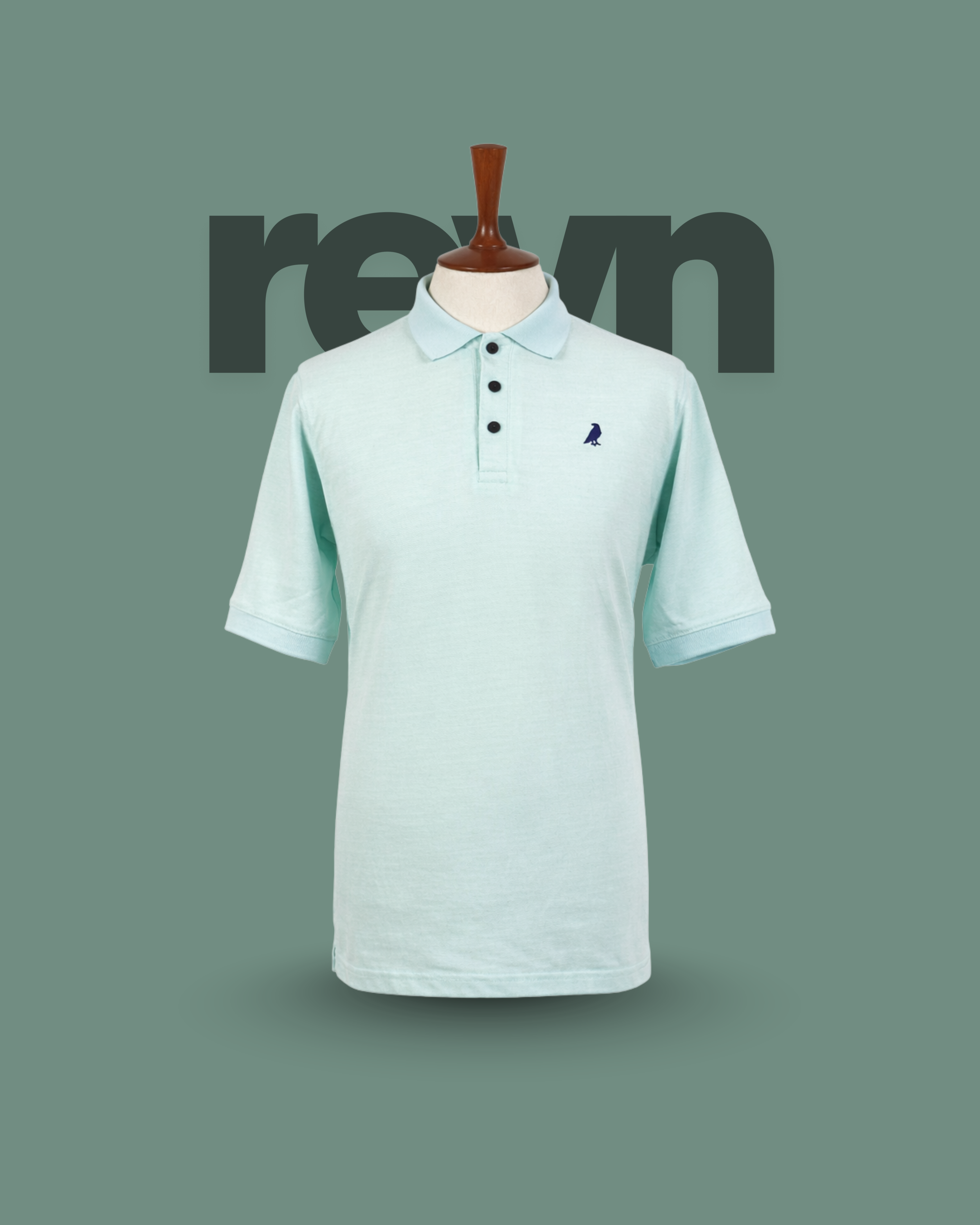 REVN Premium Sea Green Polo Shirt