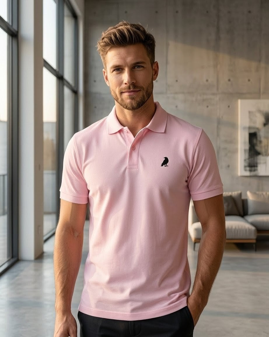 REVN Premium Tea Pink Polo Shirt